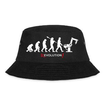 Revolution - Evolution Man Fun Twist 06 - Bucket Hat - Schwarz - Vorne - Lela (165cm)