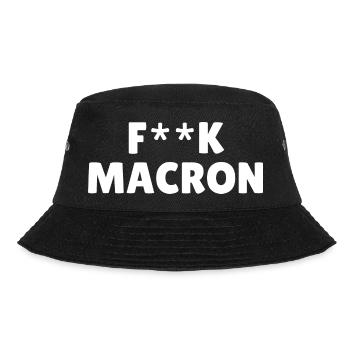 F**K Macron - Bob - noir - Devant - Lela (165cm)