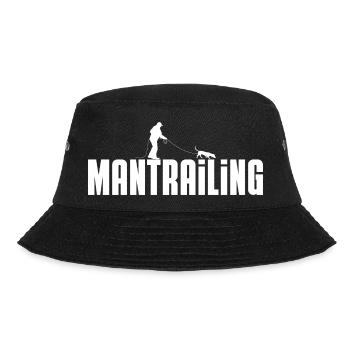 mantrailing - Bucket Hat - Schwarz - Vorne - Lela (165cm)