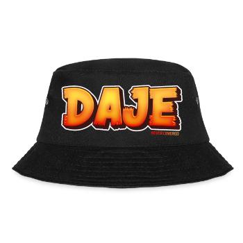 Römische Redewendungen: DAJE - Bucket Hat - Schwarz - Vorne - Lela (165cm)