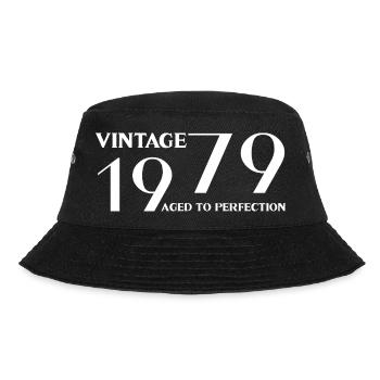 Vintage 1979 aged to perfection - Bucket Hat - black - Front - Lela (165cm)