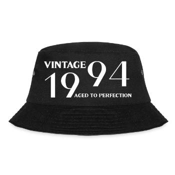 Vintage 1994 aged to perfection - Bucket Hat - black - Front - Lela (165cm)