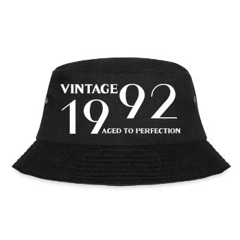 Vintage 1992 aged to perfection - Bucket Hat - black - Front - Lela (165cm)