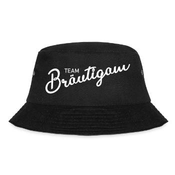 Team Bräutigam - Junggesellenabschied - Bucket Hat - Schwarz - Vorne - Lela (165cm)