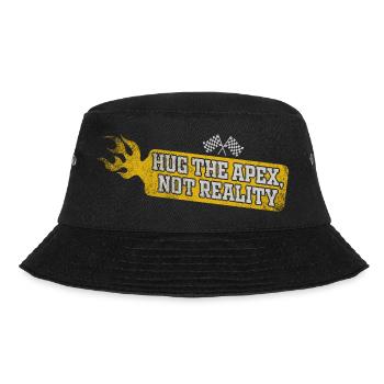 Hug the Apex Not Reality - Bucket Hat - black - Front - Lela (165cm)