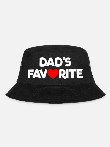 Lieblingskind Papas Liebling Ich bin Papas Lieblin - Bucket Hat - Schwarz