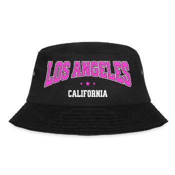 Los Angeles Neon City - Bucket Hat - Schwarz - Vorne - Lela (165cm)