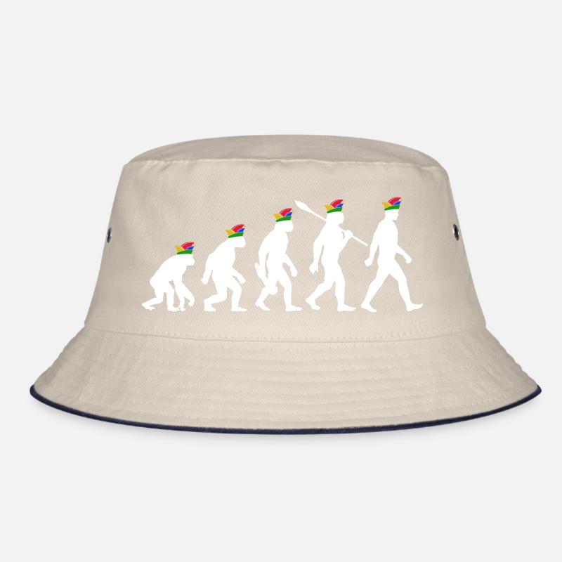 Homo Karnevalis | Evolution der Narren, Fastnacht Bucket Hat