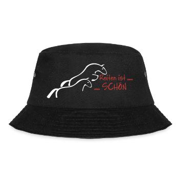 Horseback riding is beautiful... - Bucket Hat - black - Front - Lela (165cm)