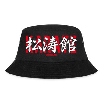 Shotokan Karate Martial Arts Dojo Kanji Japan - Bucket Hat - Schwarz - Vorne - Lela (165cm)