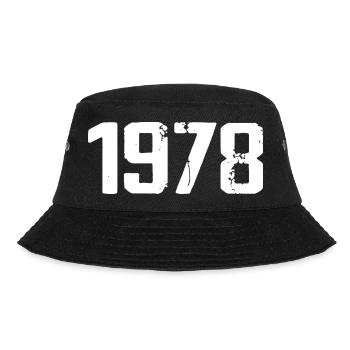 1978 – Großartig seit 1978 - Bucket Hat - Schwarz - Vorne - Lela (165cm)