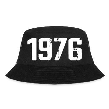 1976 - Awesome since 1976 - Bucket Hat - black - Front - Lela (165cm)