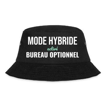 Mode Hybride — Télétravail Assumé - Bob - noir - Devant - Lela (165cm)
