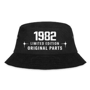 Vintage 1982 - Bucket Hat - Schwarz - Vorne - Lela (165cm)