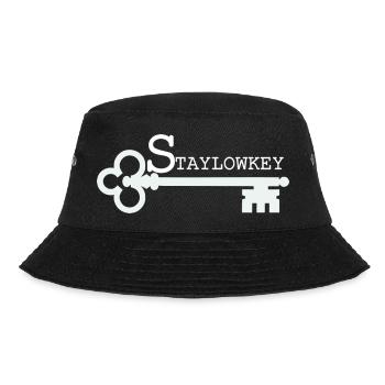 Stay Low Key Key Illustration - Bucket Hat - black - Front - Lela (165cm)