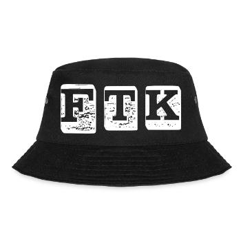 FTK - Bucket Hat - Schwarz - Vorne - Lela (165cm)