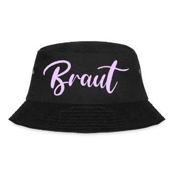braut - Bucket Hat - Schwarz - Vorne
