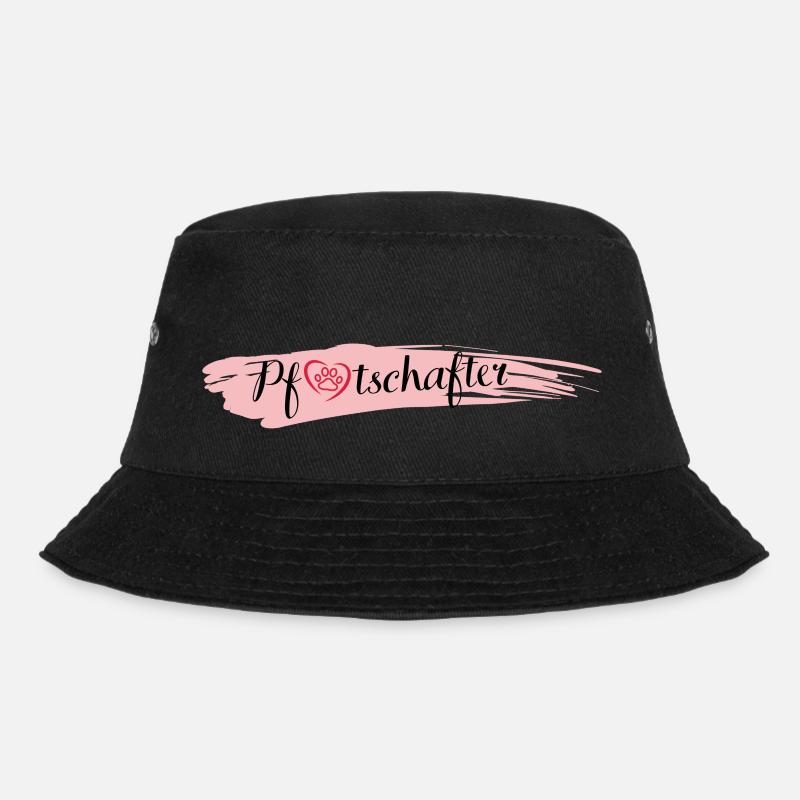 Pfotschafter mit Herz und Pfote - Bucket Hat - Schwarz