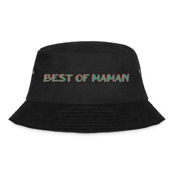 MOM. MOTHER's DAY. HAPPY MOTHER'S BIRTHDAY - Bucket Hat - black - Front - Lela (165cm)