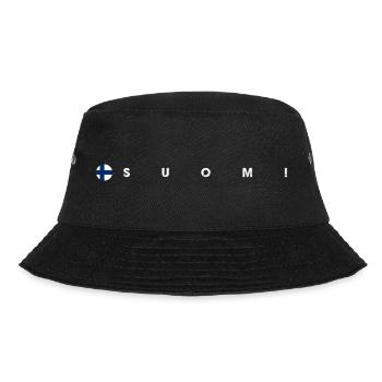 Suomi Flagge - Bucket Hat - Schwarz - Vorne - Lela (165cm)