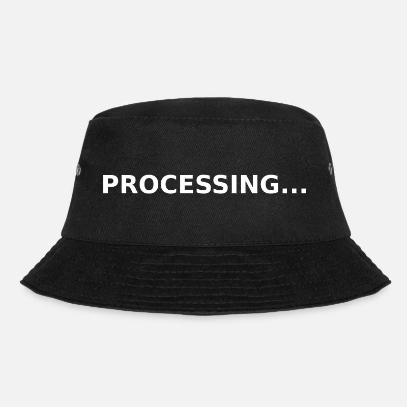 PROCESSING… - Bucket Hat - Schwarz