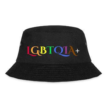 LGBTQIA+ - Bucket Hat - Schwarz - Vorne - Lela (165cm)