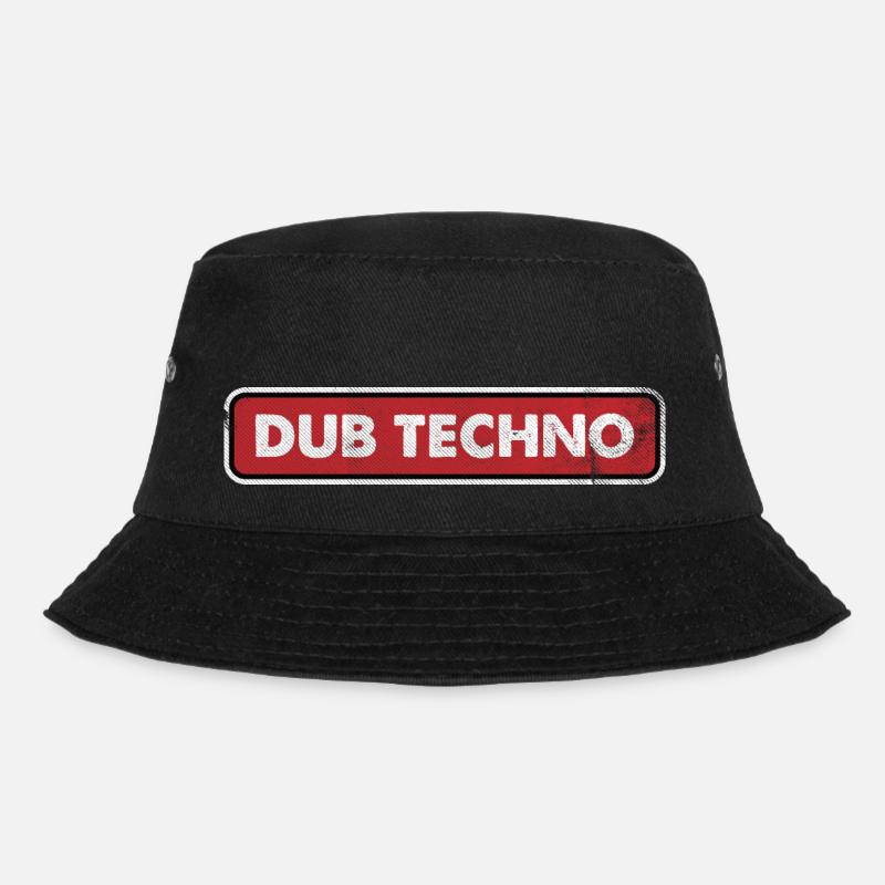 Dub Techno | Wir lieben Techno - Bucket Hat - Schwarz