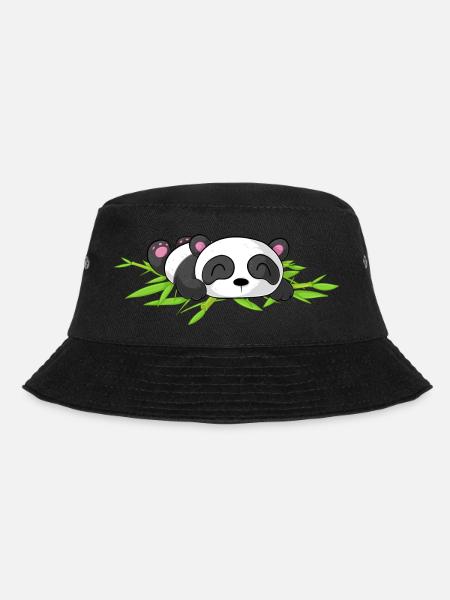 Sleeping Comic Panda - Bob - noir