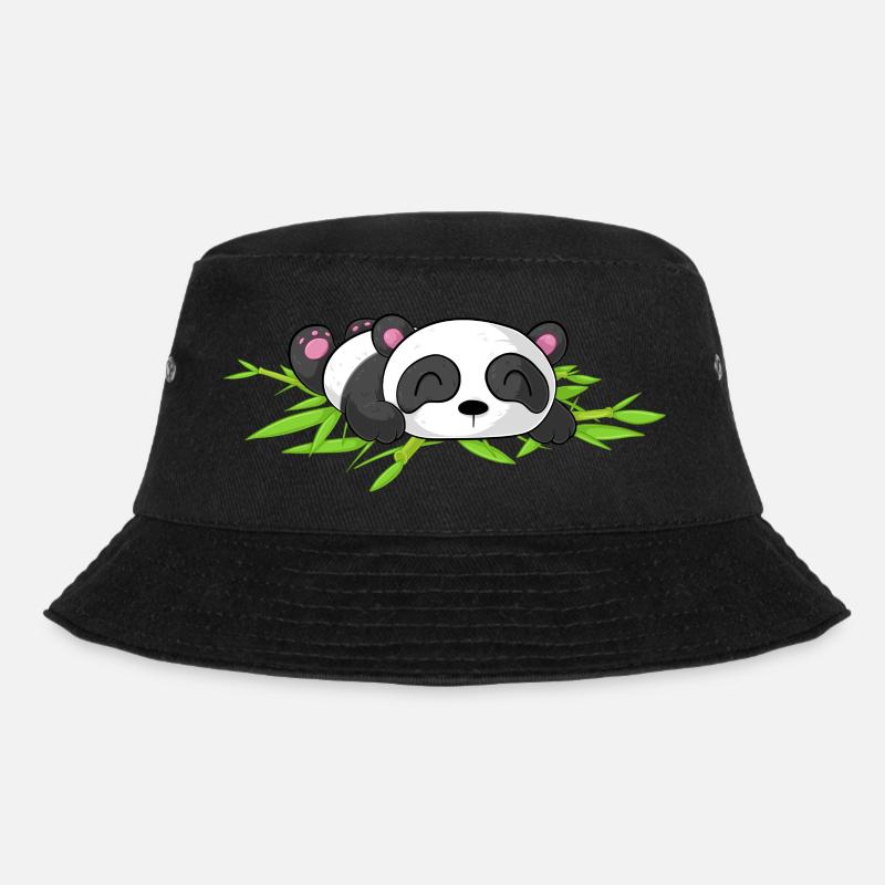 Sleeping Comic Panda - Bob - noir