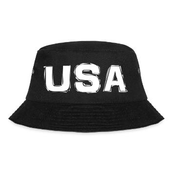 USA - Bucket Hat - black - Front - Lela (165cm)