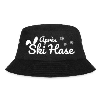 Apres Ski Rabbit Ski Après Ski Party Snow white - Bucket Hat - black - Front - Lela (165cm)