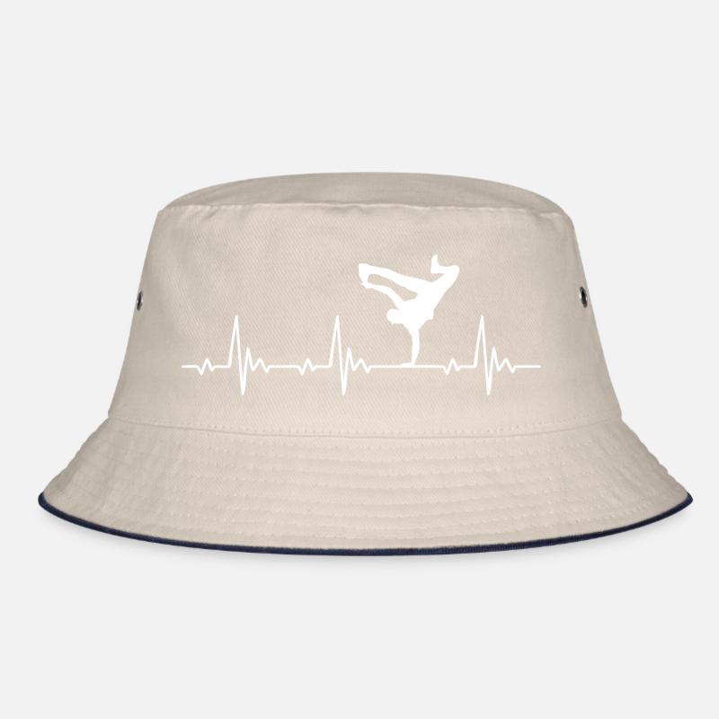 Streetdance breakdance heartbeat frequency pulse Bucket Hat