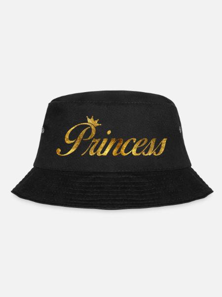 Prinzessin - Bucket Hat - Schwarz