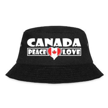 Canada - Bucket Hat - black - Front - Lela (165cm)