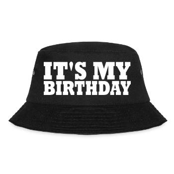 birthday - Bucket Hat - black - Front - Lela (165cm)