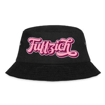 Fuffzich 50. Geburtstag Birthday Fünfzig Geschenk - Bucket Hat - Schwarz - Vorne - Lela (165cm)