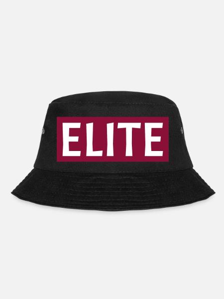 elite - Bucket Hat - Schwarz