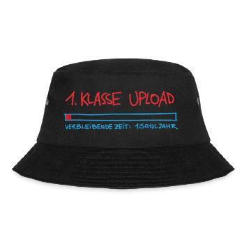 Erste Klasse Upload - Bucket Hat - Schwarz - Vorne - Lela (165cm)
