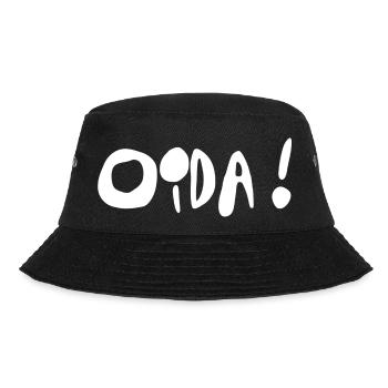 Oida! - Bucket Hat - Schwarz - Vorne - Lela (165cm)