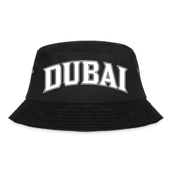 Dubai lettering in the arch - Bucket Hat - black - Front - Lela (165cm)