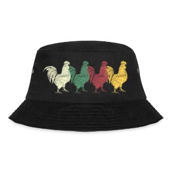 Rooster - Bucket Hat - black - Front - Lela (165cm)