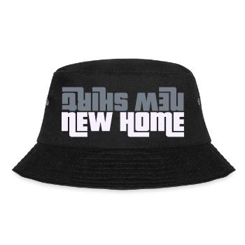 Neues T-shirt, neues Zuhause - Bucket Hat - Schwarz - Vorne - Lela (165cm)