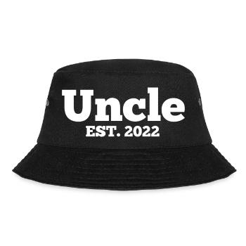Uncle Estimated 2022 Shirt Gift Idea - Bucket Hat - black - Front - Lela (165cm)