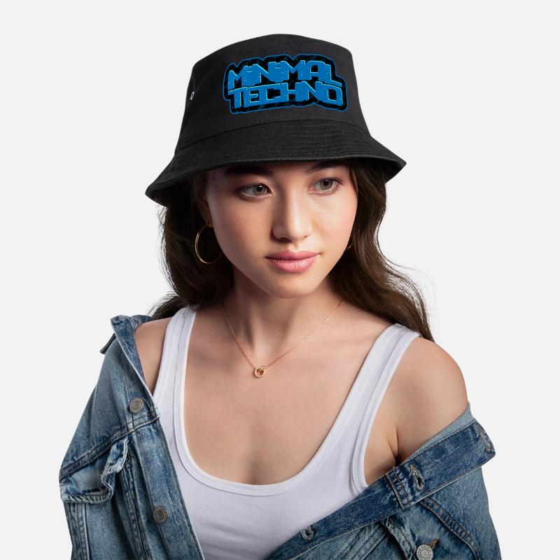Minimal Techno - Wir lieben Minimal Techno Musik Bucket Hat