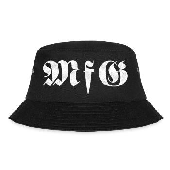 Mit freundlichen Grüßen - Bucket Hat - Schwarz - Vorne - Lela (165cm)