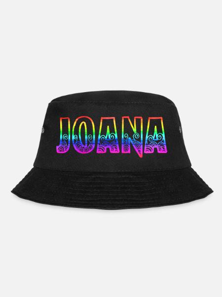 joana rs regenbogen - Bucket Hat - Schwarz