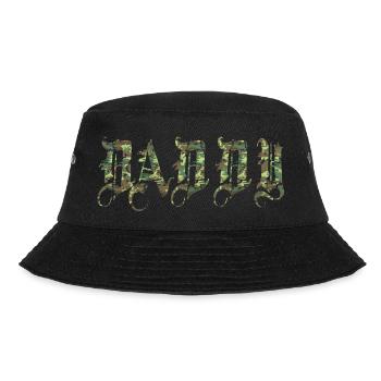 Dad dad dad retro vintage tatto - Bucket Hat - black - Front - Lela (165cm)