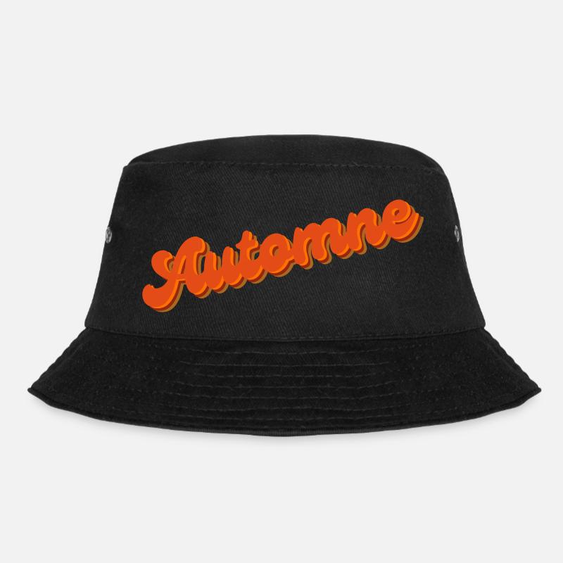 Herbst - Bucket Hat - Schwarz