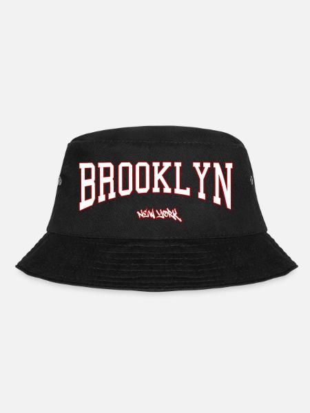 Brooklyn - New York - Bucket Hat - Schwarz