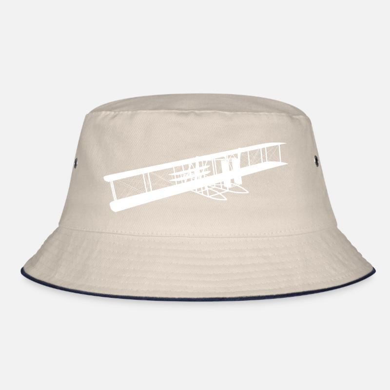 Historic powered aircraft from 1905 Bucket Hat